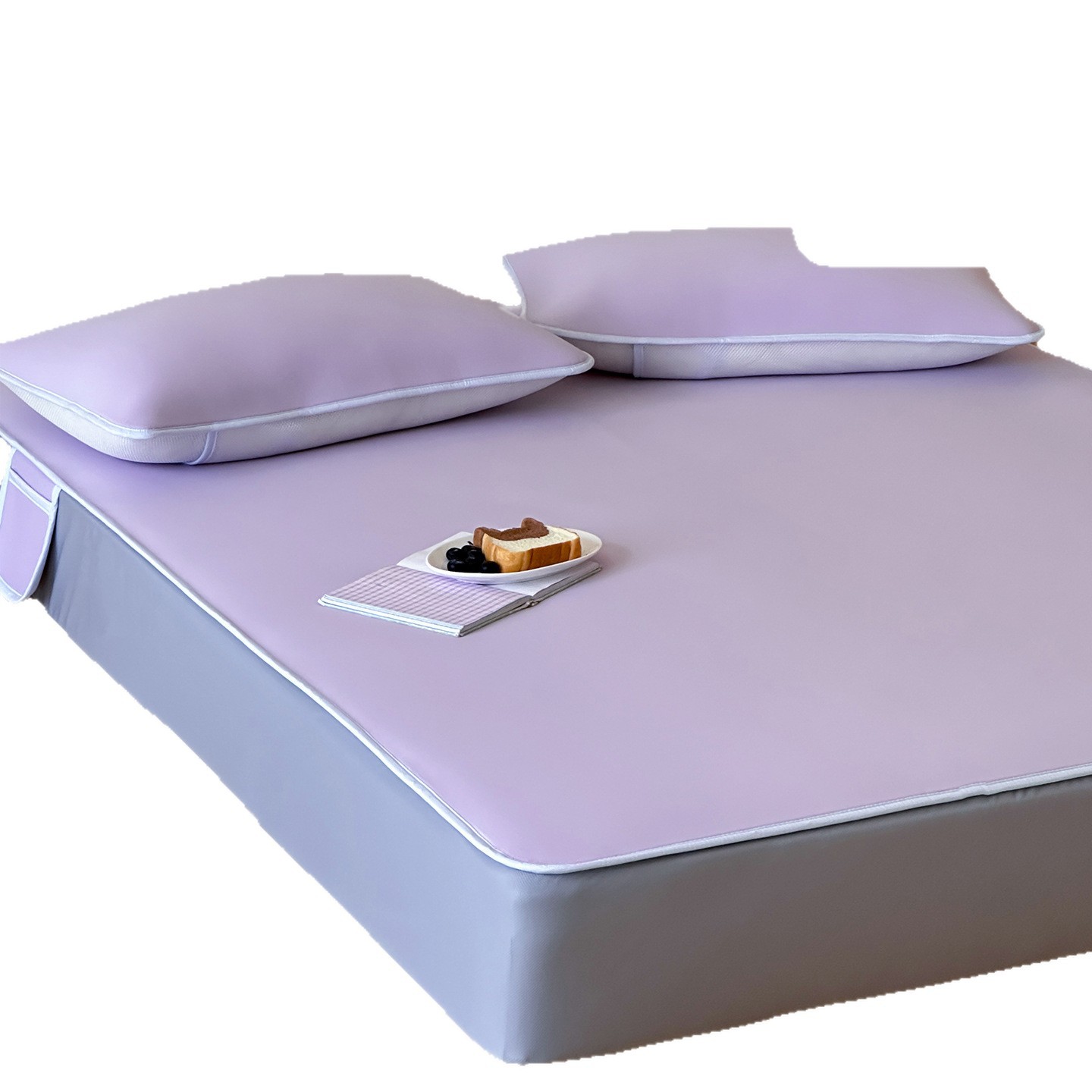 Madre e infante clase A amoniaco alambre sensación de frío natural cama gaza estera de frío tres piezas set de lavadora de máquina dormitorio aire acondicionado pequeño hielo suave estera de frío