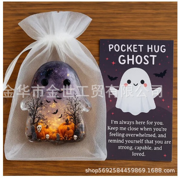 跨境新款 Halloween Pocket Cards 万圣节口袋卡片装饰品|undefined