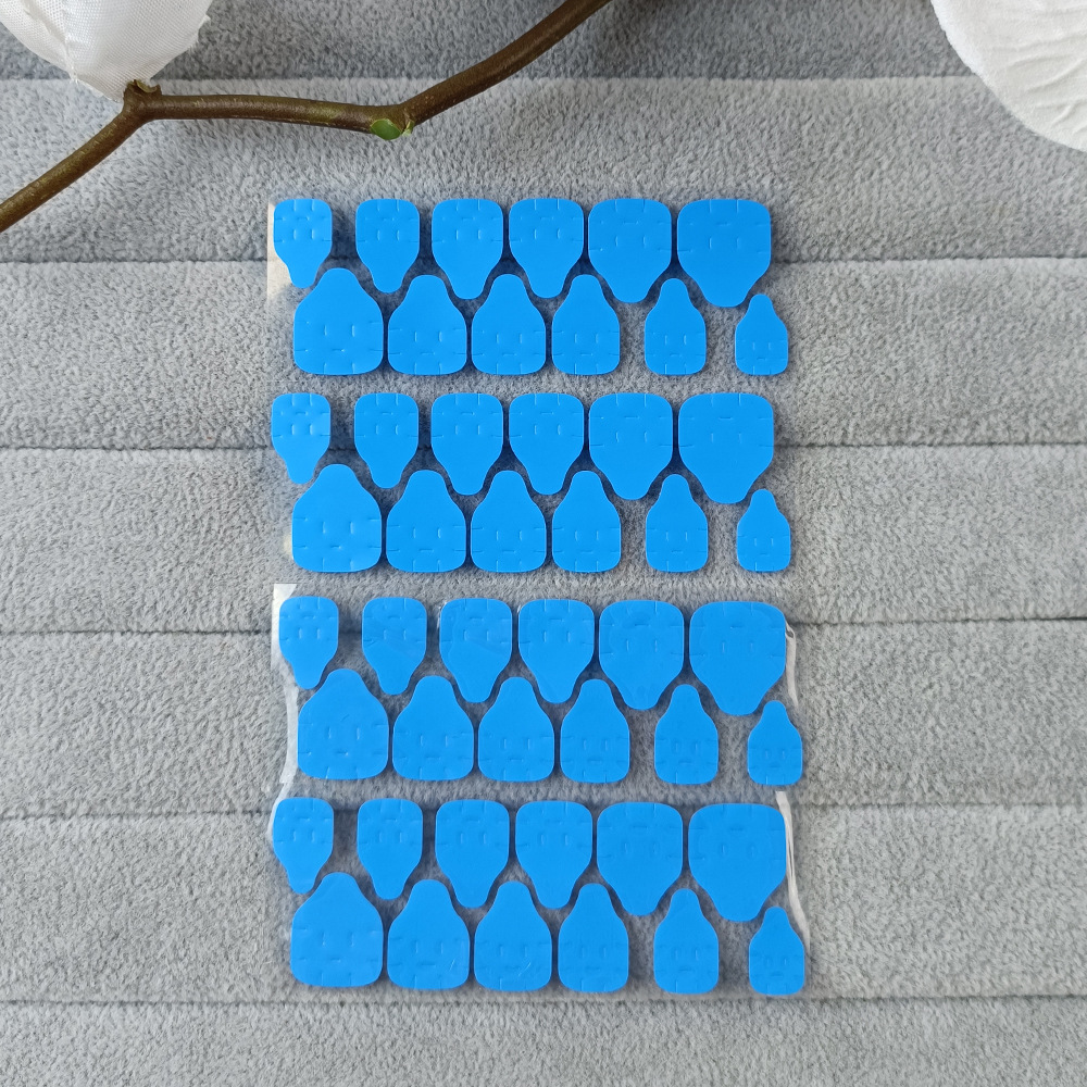 24 cápsulas de manicuras delgadas y transparentes, goma de gel impermeable, firme y ecológica, goma de uñas de doble cara, goma de gel de uñas para usar.