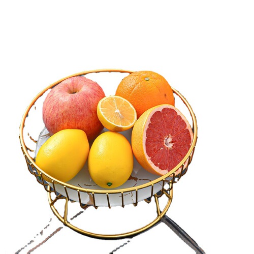 Nordic light luxury marbled internet celebrity fruit