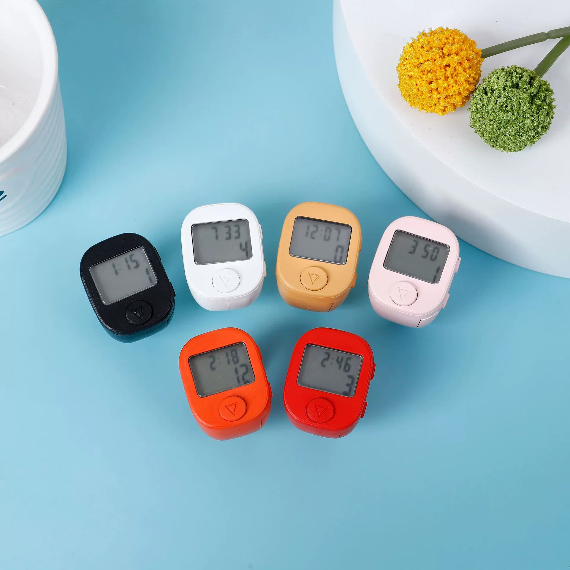 Подарочный набор: кольцо-счетчик, бесшумные наручные часы с подсветкой, бесшумное кольцо-счетчик с подсветкой, роскошный запатентованный дизайн