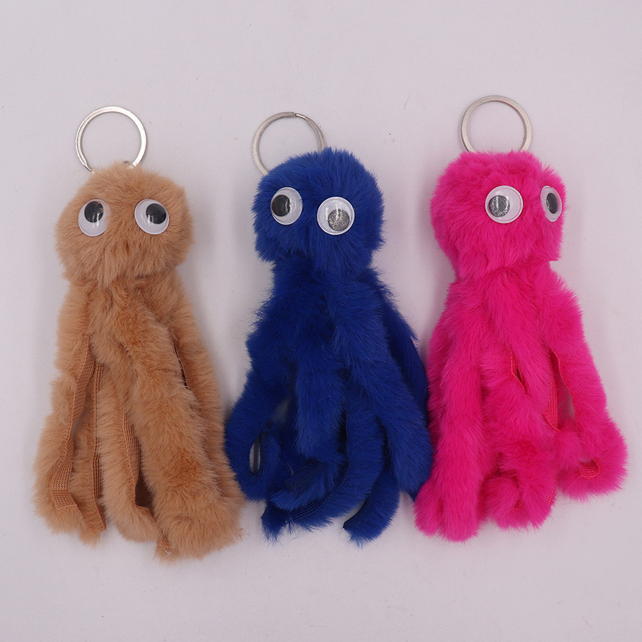 Cute Octopus Alloy Sewing Unisex Keychain 1 Piece display picture 4