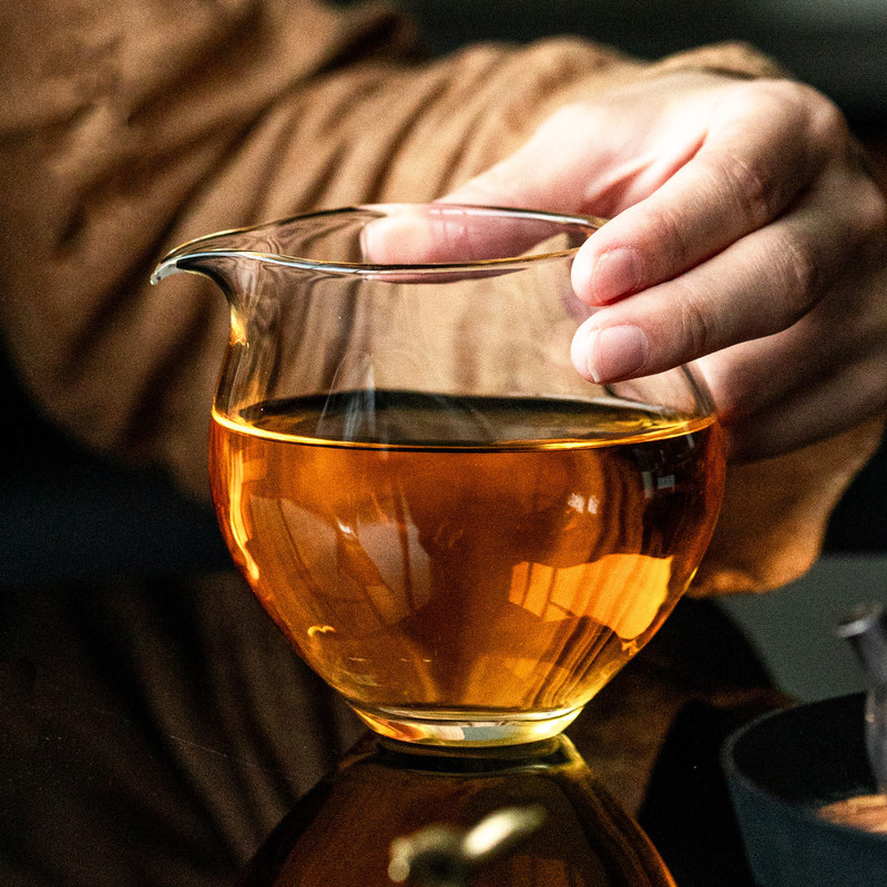 高硼硅加厚耐热飞鸟公道杯匀杯分茶器功夫茶具公杯日式茶海分茶器|undefined