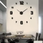 数字静音客厅打孔壁钟