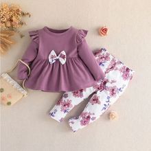 Newborn Baby Clothes Set 6-36 Months Long Sleeve Blouse and