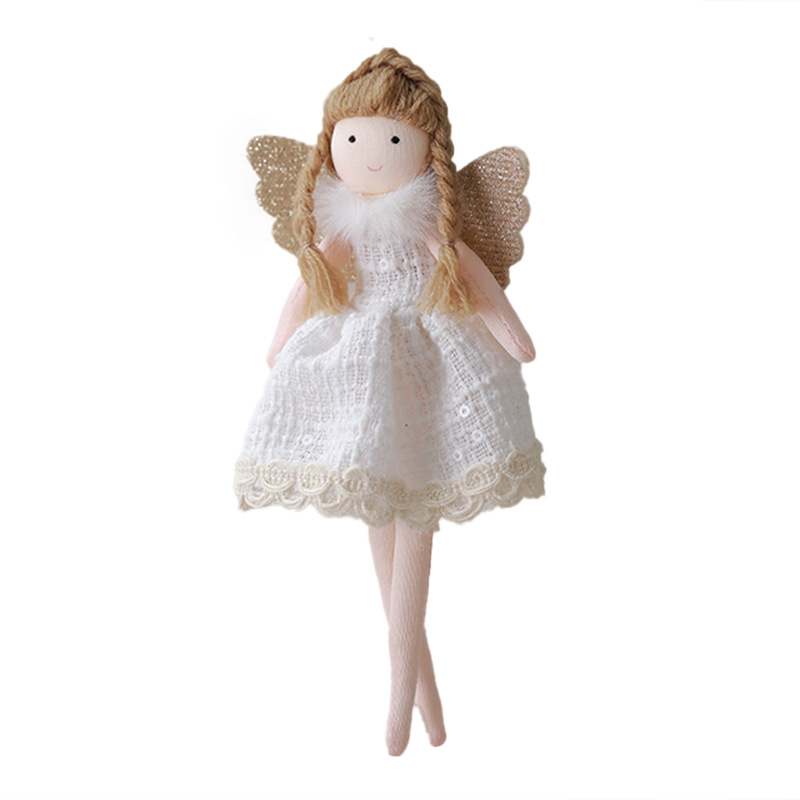 Creatividad transfronteriza nuevo pequeño ángel chica colgante de alta calidad pequeña decoración de Navidad decoración del árbol de Navidad