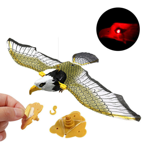 Electric eagle toy hanging wire simulation can fly bird toy will be called circle bird eagle stall children's toy