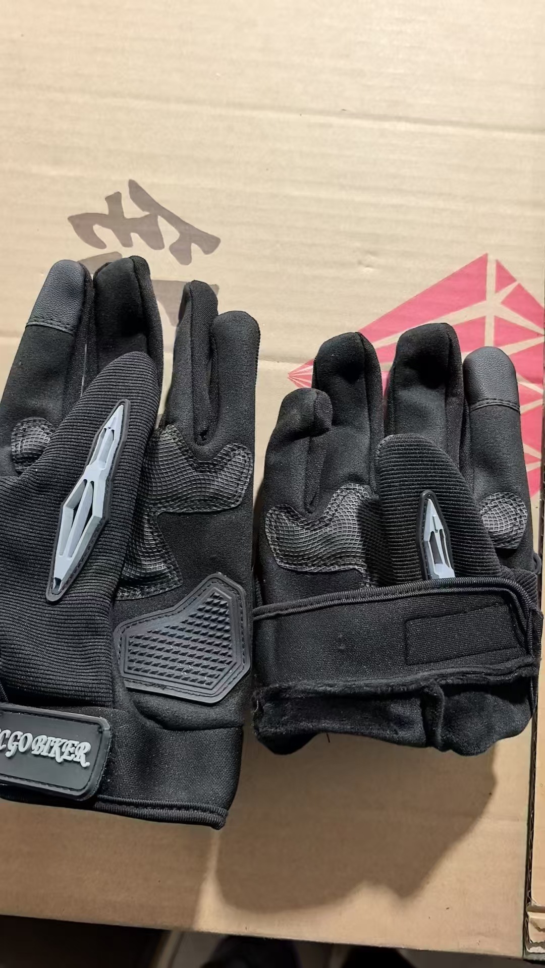 Guantes de motocicleta para montar al aire libre jinetes masculinos equipos antideslizantes y resistentes al desgaste pantalla táctil protección de cáscara dura dedo táctico largo