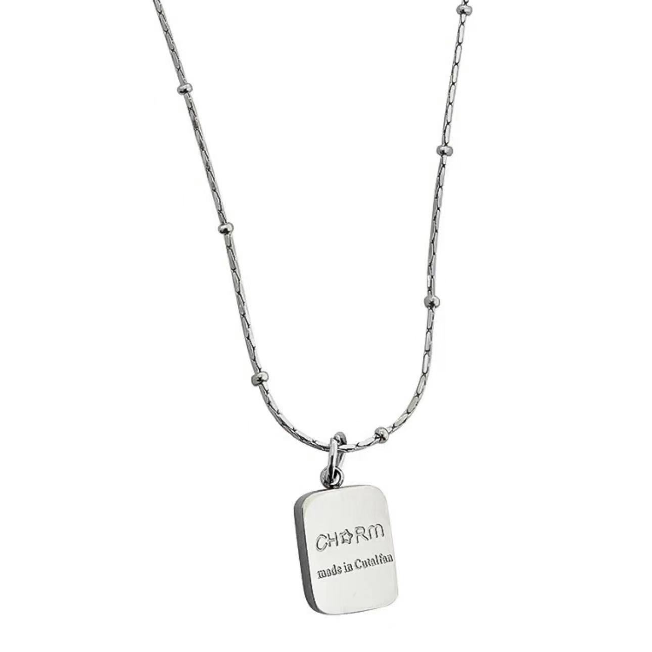 Necklace with letters