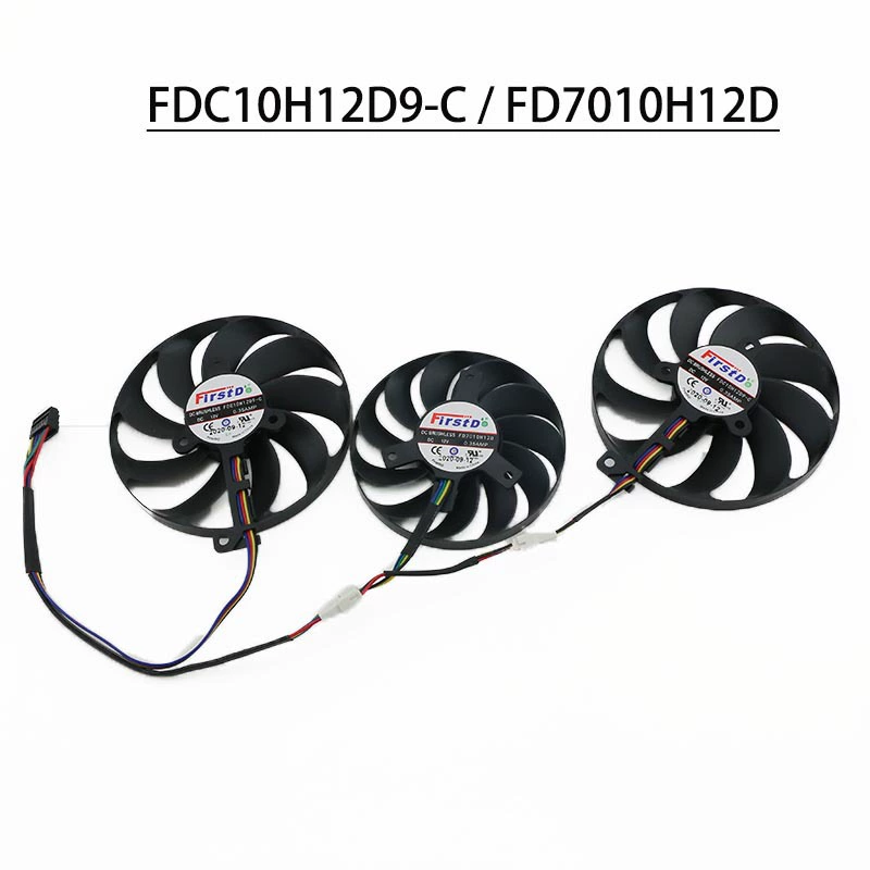 Подходит для ASUS RX 5600 / RX 5700 / RX 5700XT TUF, вентилятор охлаждения видеокарты T129