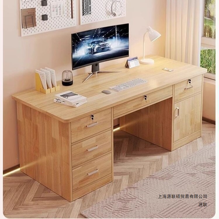 Lockable Office Desk, Staff Home Computer Desk, Simple Storage Desk, Work Desk with Drawers, Writing Desk Lockable Office Desk, Staff Home Computer Desk, Simple Storage Desk, Work Desk with Drawers, Writing Desk