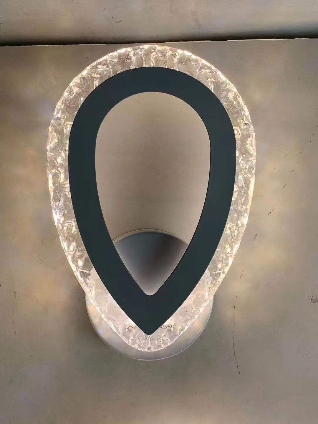 Luz de lujo transfronteriza nórdica iluminación de techo de hielo decoración de sala de estar con lámpara de hierro forjado con kit de iluminación LED accesorios de iluminación image 7