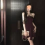 夏季辣妹超纯紧身连衣裙