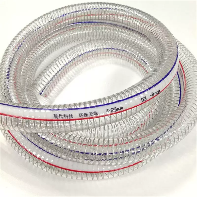 高压打药管三胶六线软管农用喷雾管打药管全编织橡塑PVC胶管水管