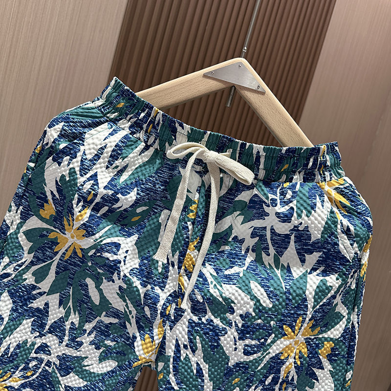 Men's Quick Drying Casual Shorts Summer Vacation Fashionable Trendy Straight Leg Beach Clothing_viptrois.com