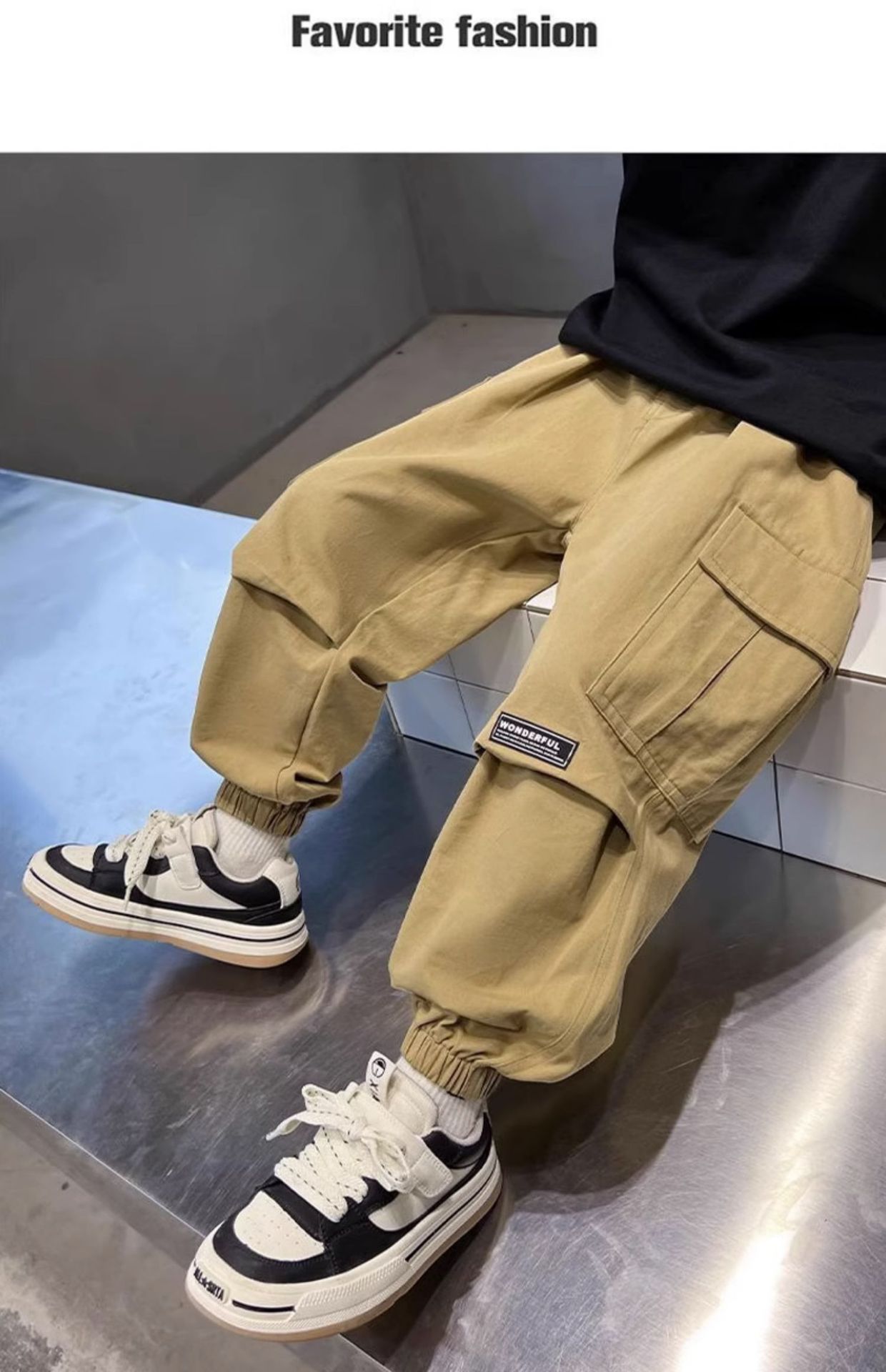 Boys Cargo Pants Autumn Trousers For Toddler Boys Fashion_voghion.com
