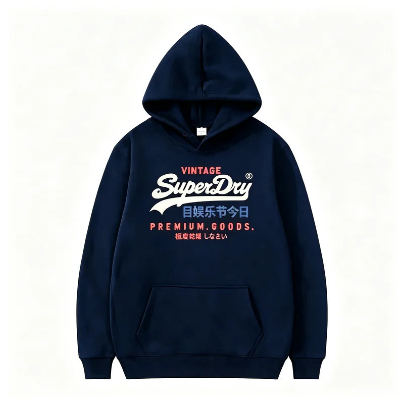 Men's spring and autumn printed sweatshirt, European size, street style, loose fit, a must-have for fashion-conscious individuals Men's spring and autumn printed sweatshirt, European size, street style, loose fit, a must-have for fashion-conscious individuals