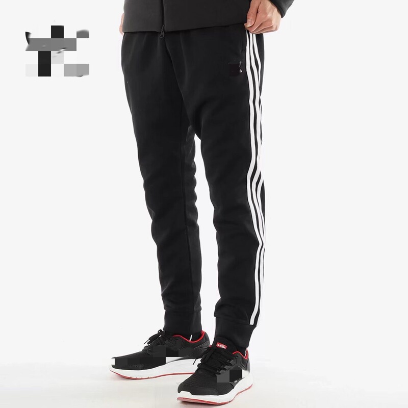 Embroidered cross-border fashion trend jogger pants, unisex, spring and autumn, three-stripe, slimming, versatile sports trousers