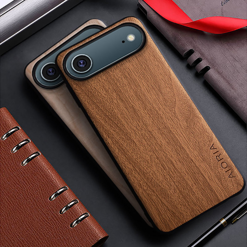 Suitable for Apple iPhone Air iPhone 17 Pro Max Simple Interlaced Wood Grain Phone Case Suitable for Apple iPhone Air iPhone 17 Pro Max Simple Interlaced Wood Grain Phone Case