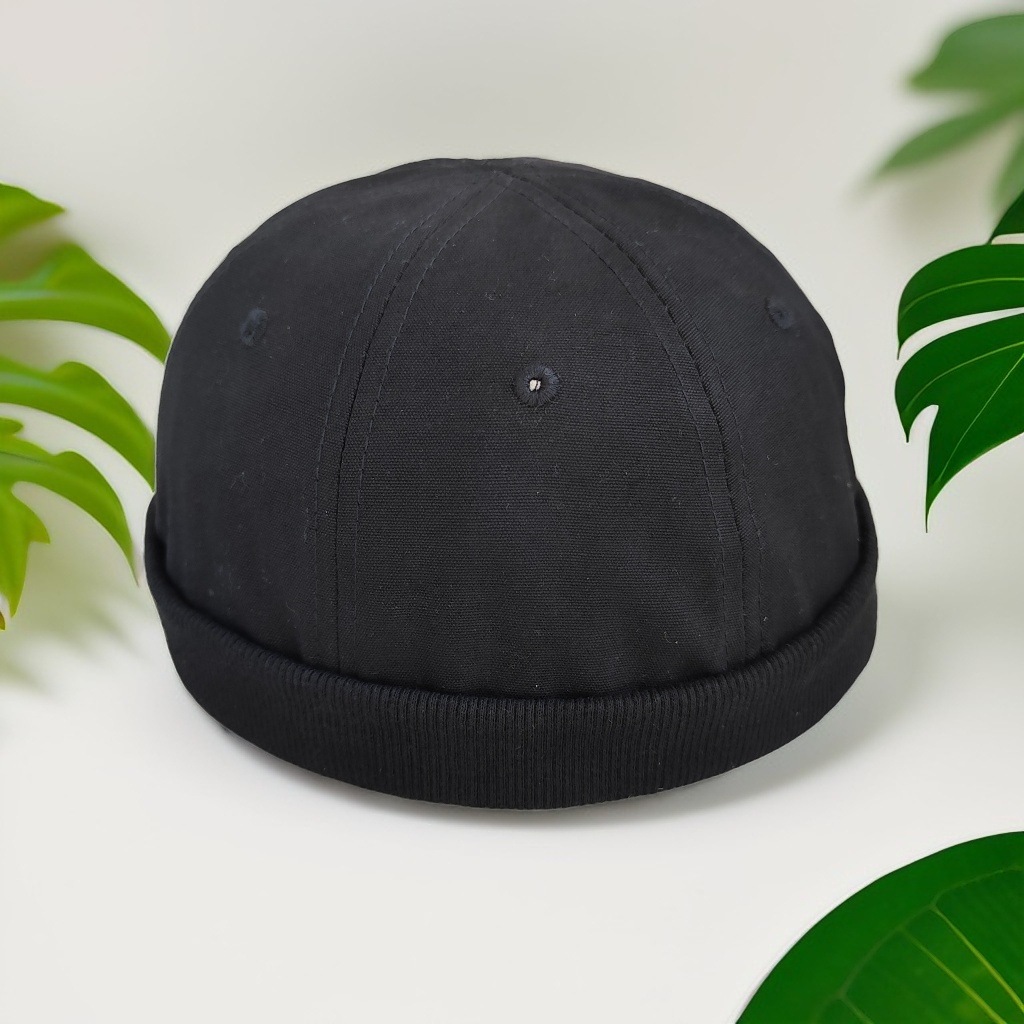 Sombrero de algodón nuevo sombrero de caballero retro primavera y otoño delgado sombrero de hombre de moda casual joven de mediana edad sombrero de piel de melón