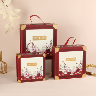 Vintage Bridesmaid Accompanying Gift Box Empty Box Secret Garden Wedding Candy Box Holiday Gift Box Gift Packaging Box