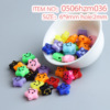 Pack, acrylic beads with letters, children's keychain, accessory, 10 gram, English letters, early education