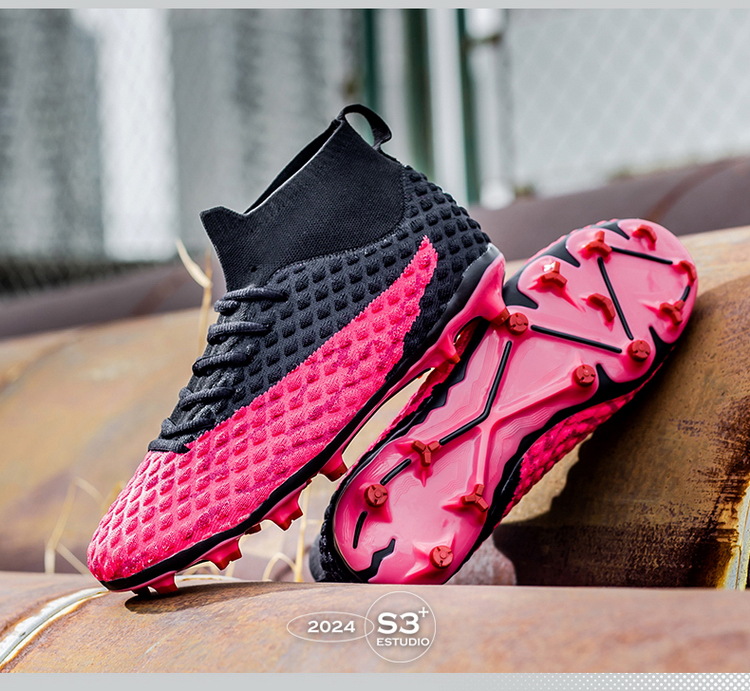 large-size High-top Football With Spikes For Adults, Men, Women, Students, And Older Children, Artificial_vogvips.com
