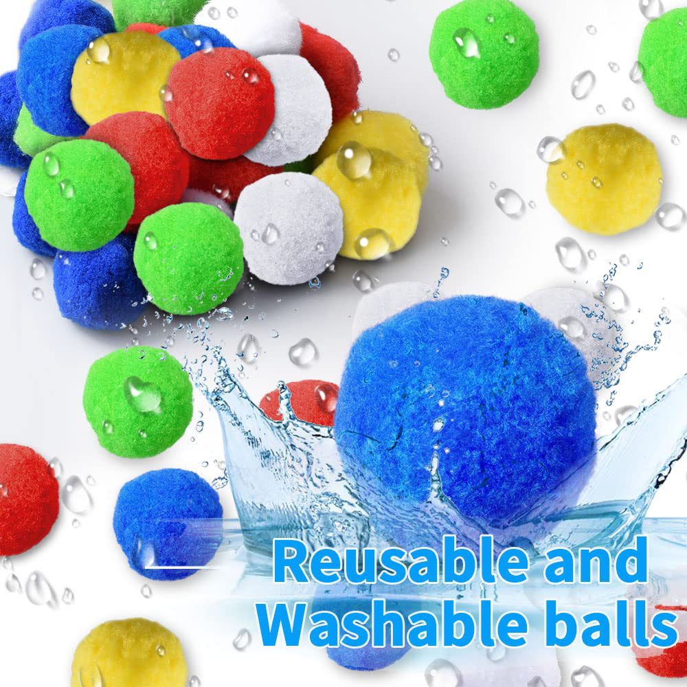 Kids Water Game Water Balloon Outdoor Swimming Pool Beach Toys Water Reusable Water Polo