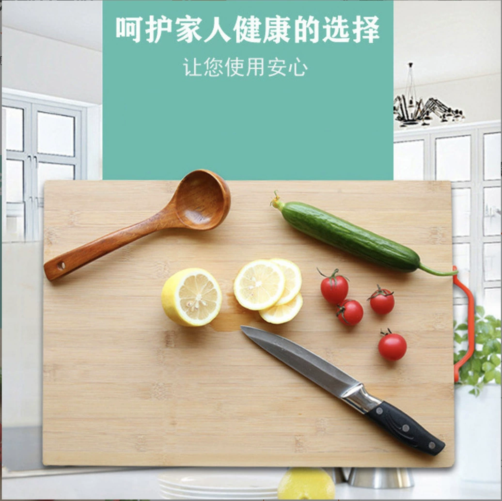 Обожженная бамбуковая разделочная доска кухонная ручка наклейка производитель оптом антигрибковая Нан бамбуковая разделочная доска многофункциональная доска для нарезки фруктов