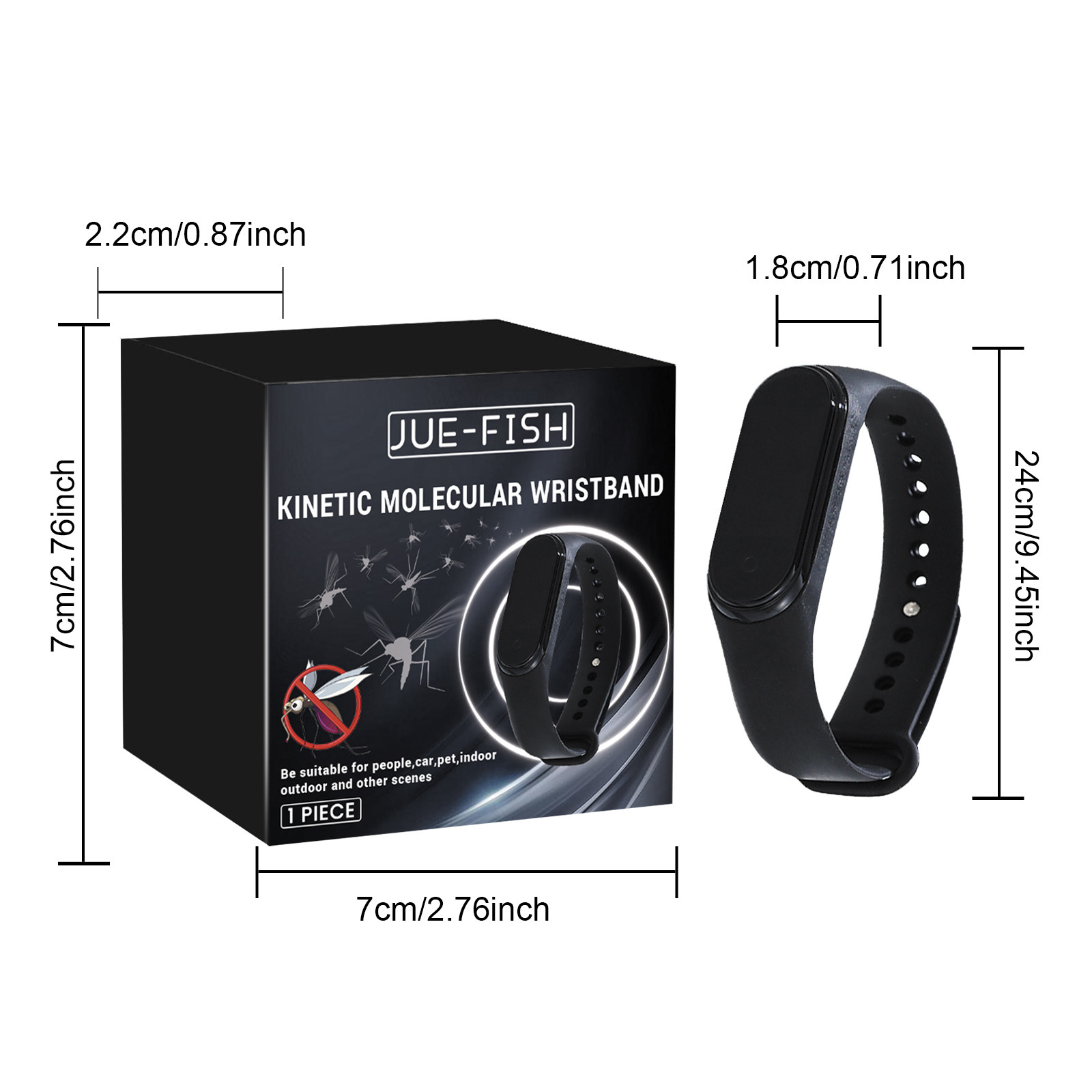 Outdoor Camping Portable Silicone Mosquito Repellent Watch To Prevent Mosquito Bites