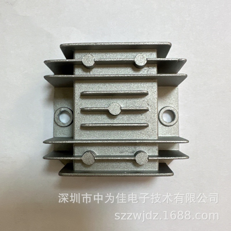 DCDC转换器外壳铸铝外壳摩托车整流器电源外壳尺寸66.5乘59乘24mm