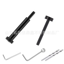 鼎鑫 T316 内六角黑色隐形栏杆钢丝绳接线器 保护套筒甲板拉索