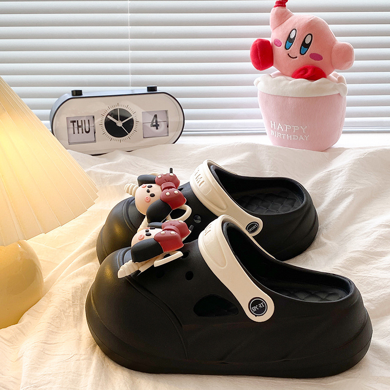 순수한 검정색·나비개 한 쌍