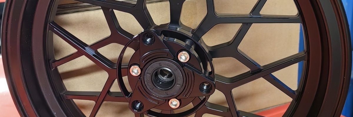 Nine-B No.1 front wheel rim UMFCUQIN1S 12inch NE wheel hub modified for Maverick, thickened and fixed for off-road use