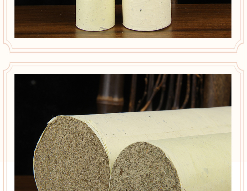 Moxa Stick Ai Tiao 艾条 4cm Thick Moxibustion Roll 20cm for Warming Therapy in use
