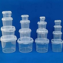 透明塑料桶加厚加盖小龙虾海鲜生腌打包桶家用收纳桶小水桶批发