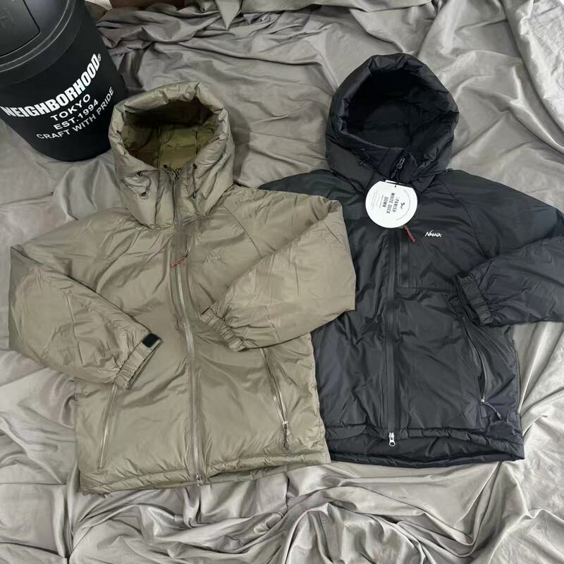 Japanese-Style Trendy Outdoor Nanga Hooded Thick down Jacket White Duck down Loose Plus Size Unisex Couple Style Japanese-Style Trendy Outdoor Nanga Hooded Thick down Jacket White Duck down Loose Plus Size Unisex Couple Style