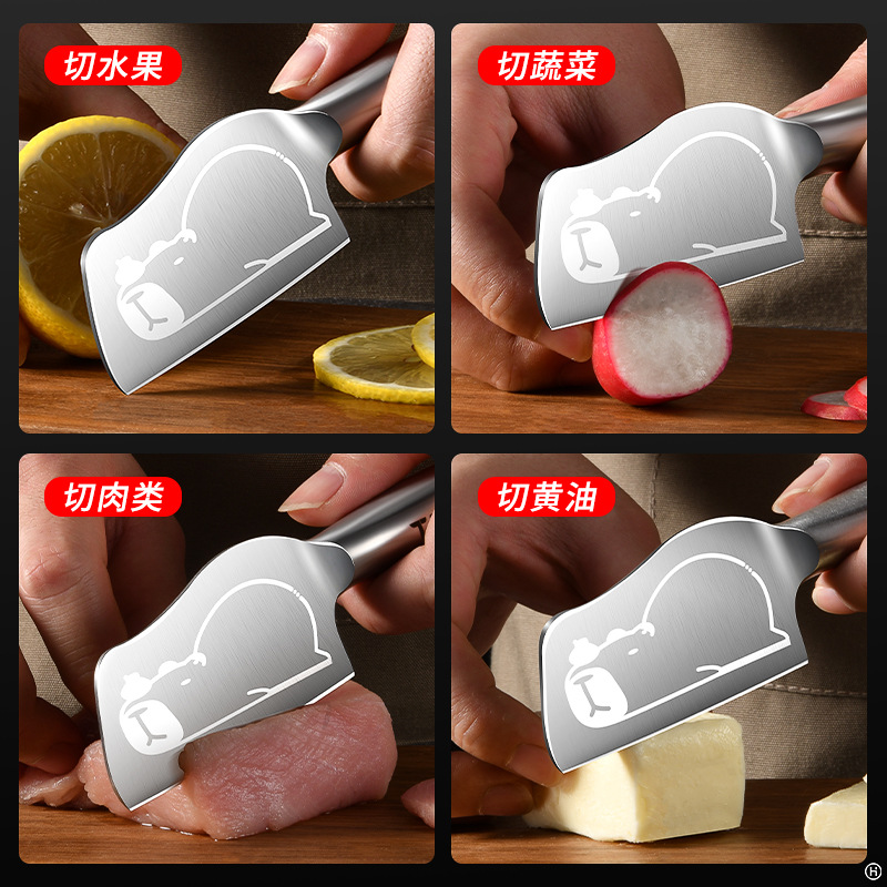 Mini cuchillo de cocina cuchillo de frutas de acero para niños cuchillo de indias de acero para estudiantes cuchillo de frutas afiladas portátiles