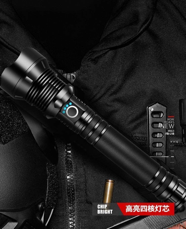 户外超亮可充电变焦