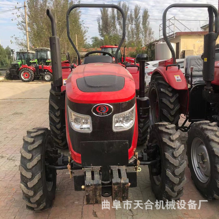 直补瑞得504拖拉机 四驱旋耕犁地机 水旱两用四驱耕地机