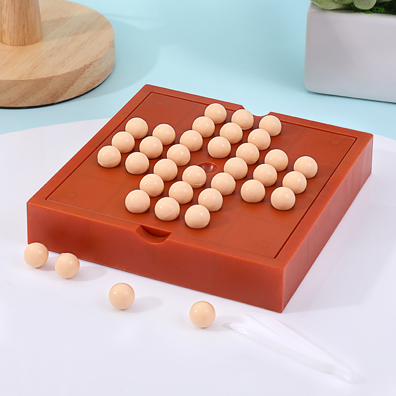 Gran Ajedrez solo noble Kong Ming independiente diamante ajedrez una persona Zhuge tablero de ajedrez de madera maciza juguetes educativos