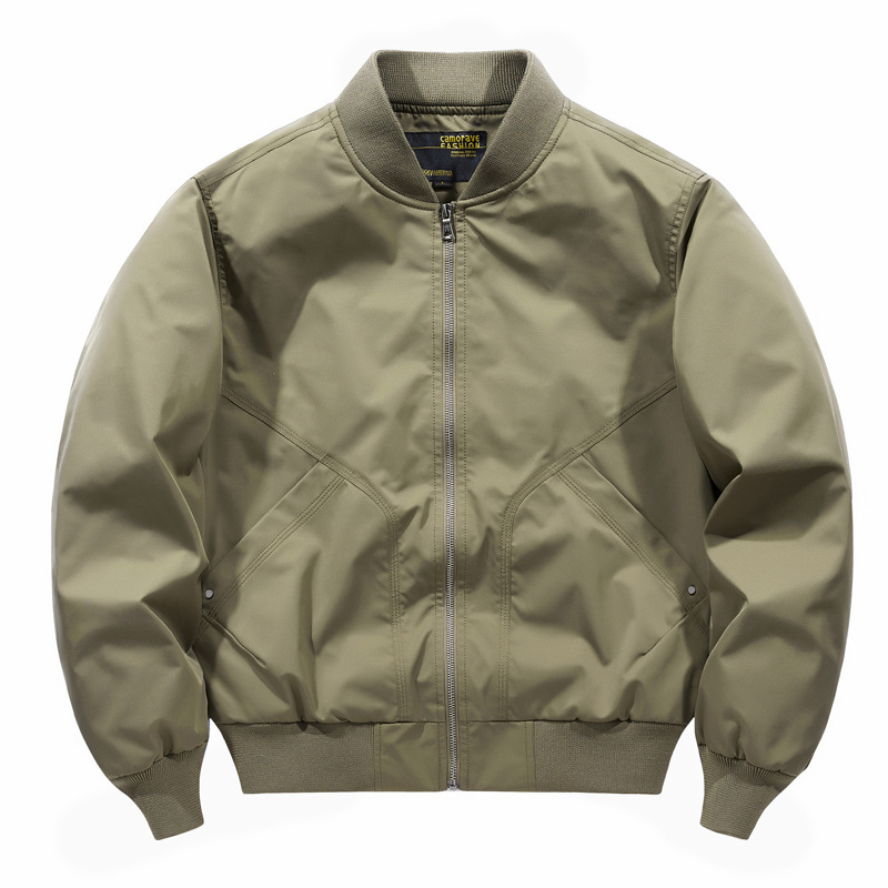 Men's Bomber Jacket, Spring and Autumn Style, Loose Fit, Plus Size, Men's Baseball Jacket, Thin Workwear, Trendy Casual Men's Bomber Jacket, Spring and Autumn Style, Loose Fit, Plus Size, Men's Baseball Jacket, Thin Workwear, Trendy Casual