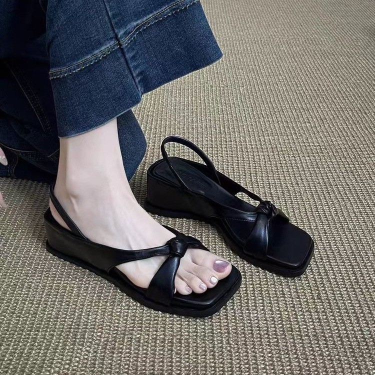 Sandalias Romanas con Cuña Interior Transpirables para Mujer