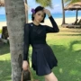 聚拢大码显瘦连体泳衣
