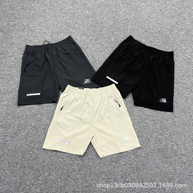 Summer Thin Quick-drying Pants Men's Beach Casual Shorts Half Pants Simple Sports Ice Silk Shorts NB One-piece Hair