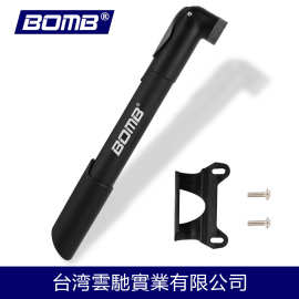 BOMB迷你打气筒高压便捷山地车公路车通用美嘴法咀转换自行车气筒