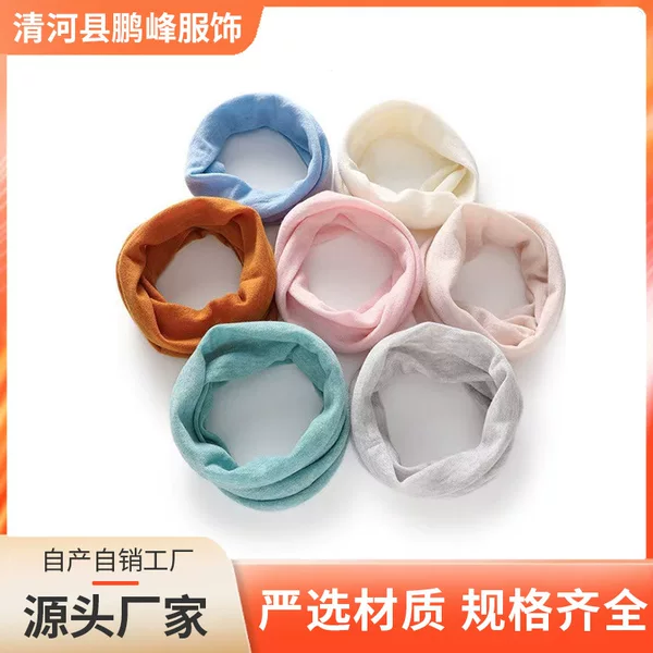 In-Stock Wholesale Knitted Fine-Spun Cashmere Neck Warmer for Men and Women, Versatile, Warm, Lightweight, Pullover Neck Gaiter, Solid Color