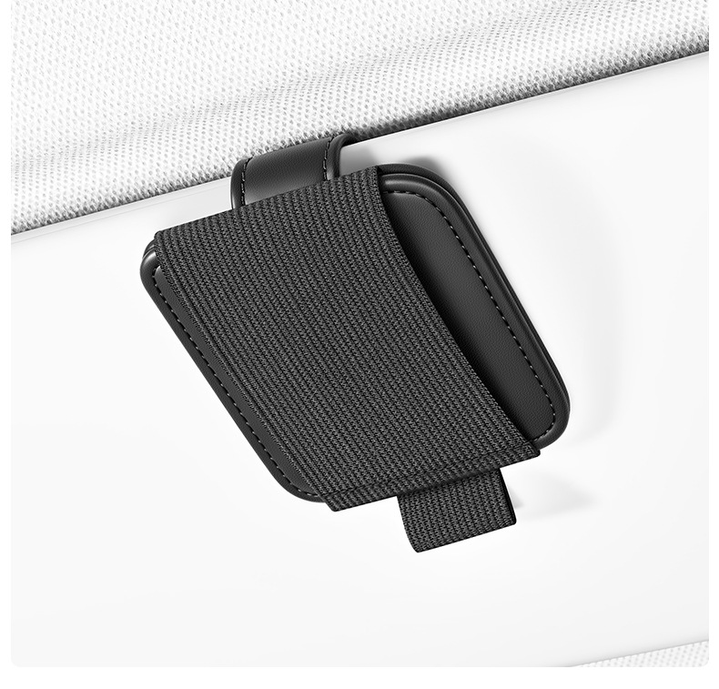 Car glasses clip, a multifunctional and creative accessory for holding glasses, sunglasses, and documents on the dashboard