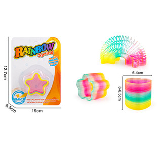 3 odd-shaped transparent rainbow ring suction plate packaging