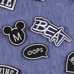 Strawberry computer embroidery seal letter patch for clothing accessories, badge cloth tag cross-border embroidery fabric patch